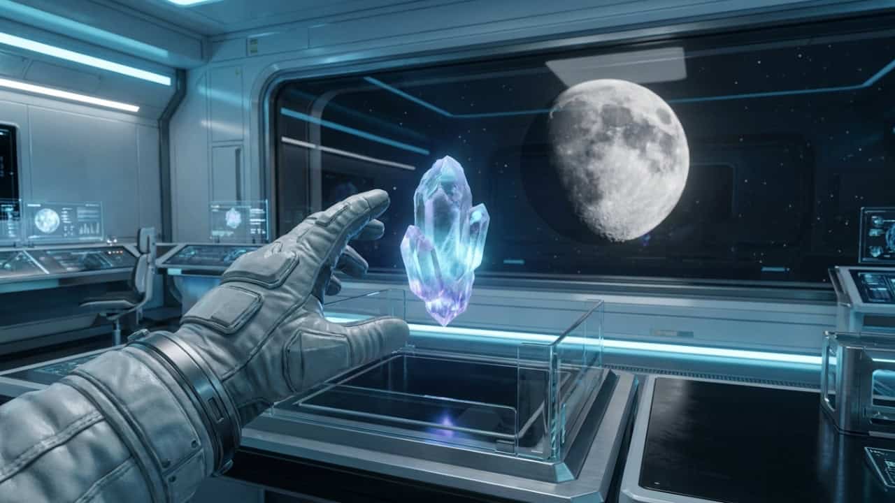 O mineral inédito encontrado na Lua que pode ser o segredo para criar