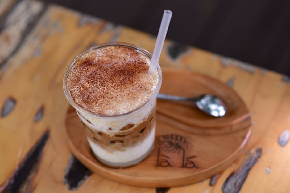 Drink: Latte gelado especiado zero álcool