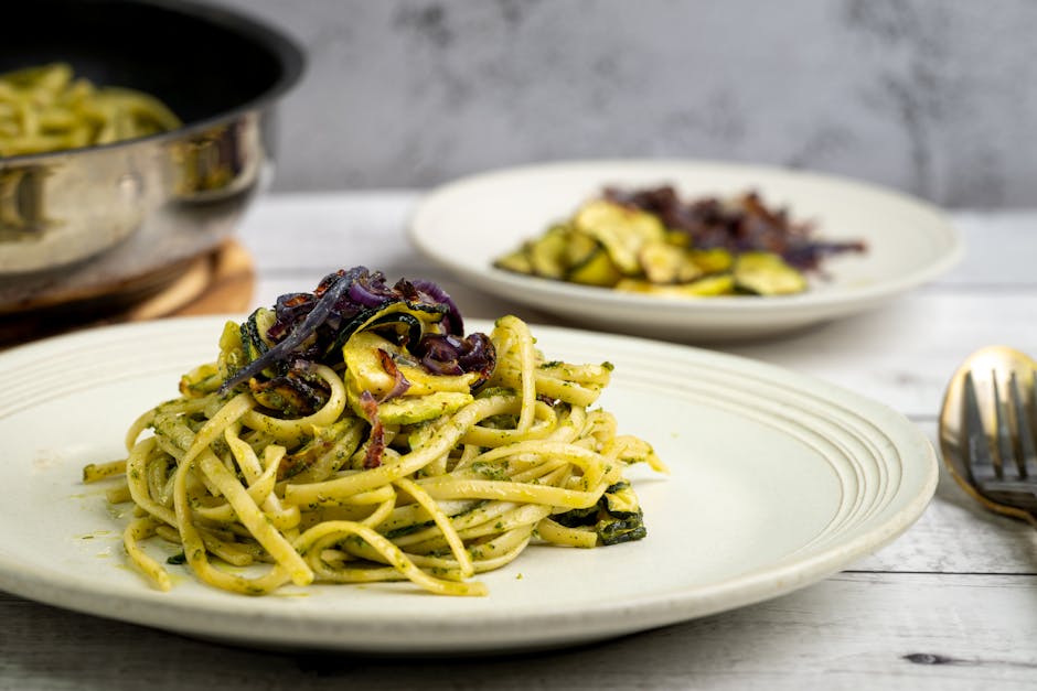 Receita: Macarrão ao molho pesto