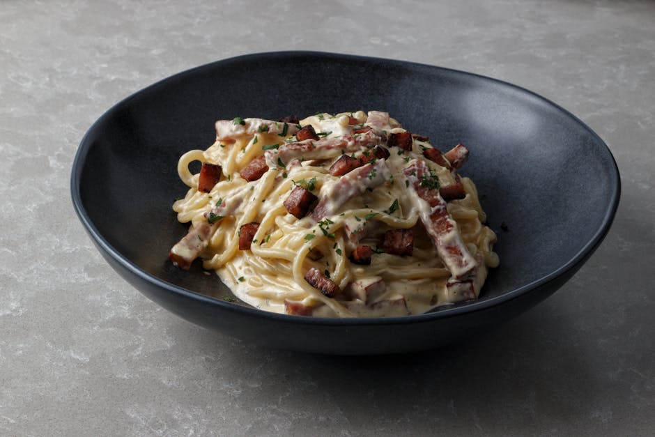 Receita: Espaguete carbonara adaptado