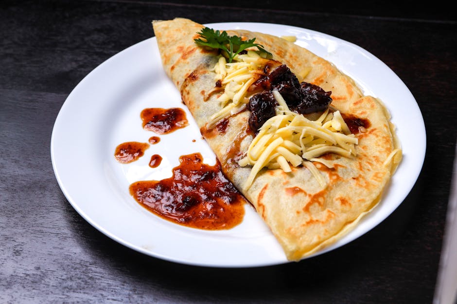 Receita: Crepe de presunto, queijo e molho branco