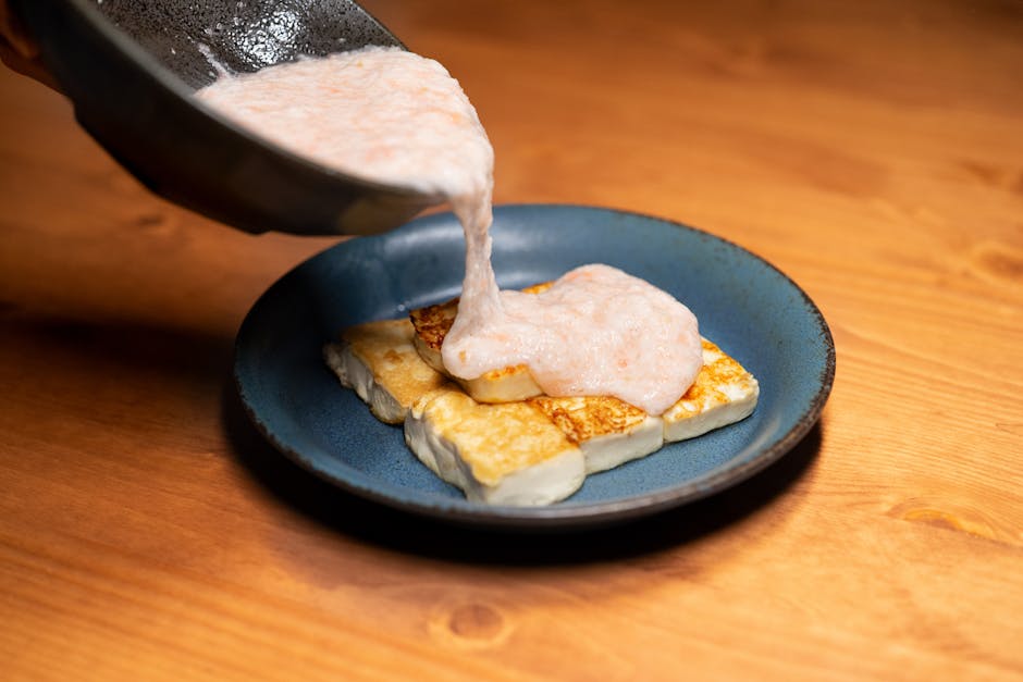 Receita: Tofu grelhado com molho de gergelim e brócolis