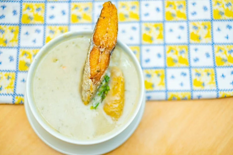 Receita: Caldo de peixe com leite de coco