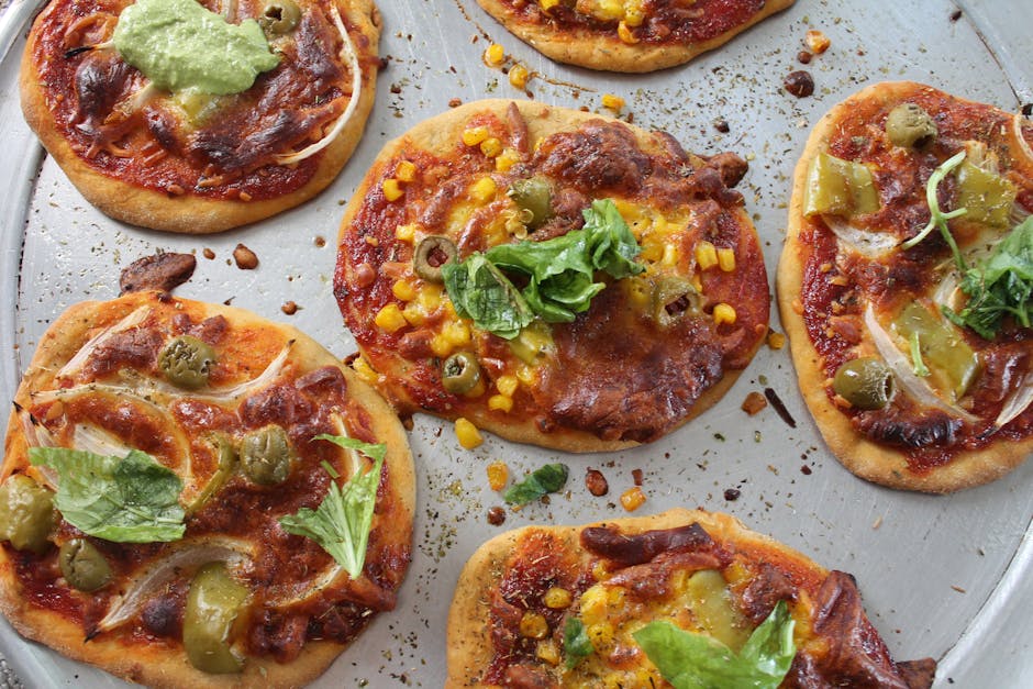 Receita: Mini pizzas de forno rápido