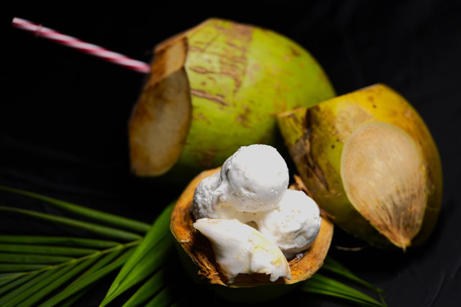 Receita: Gelado de coco em travessa