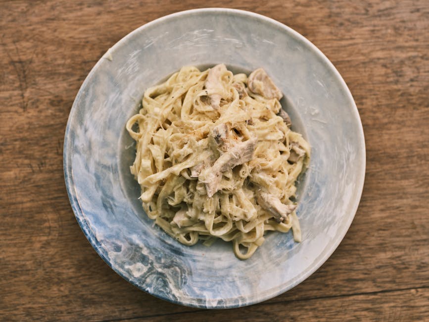 Receita: Fettuccine com frango e espinafre